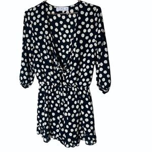 EUC Stella Laguna Beach Polka Dot Romper Small